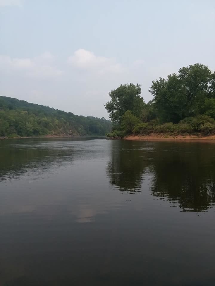 The Saint Croix from its banks.