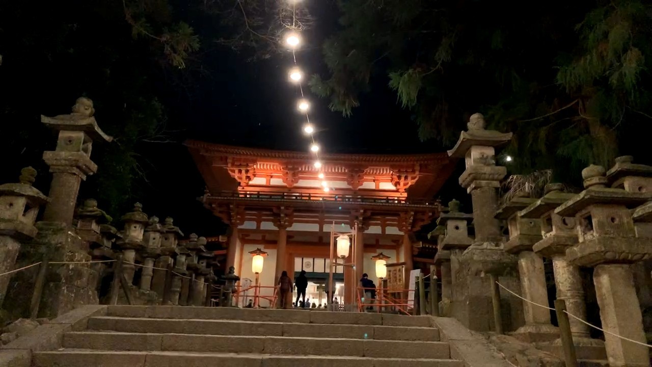 Kasuga-tashi Shrine in Nara, Nara Prefecture