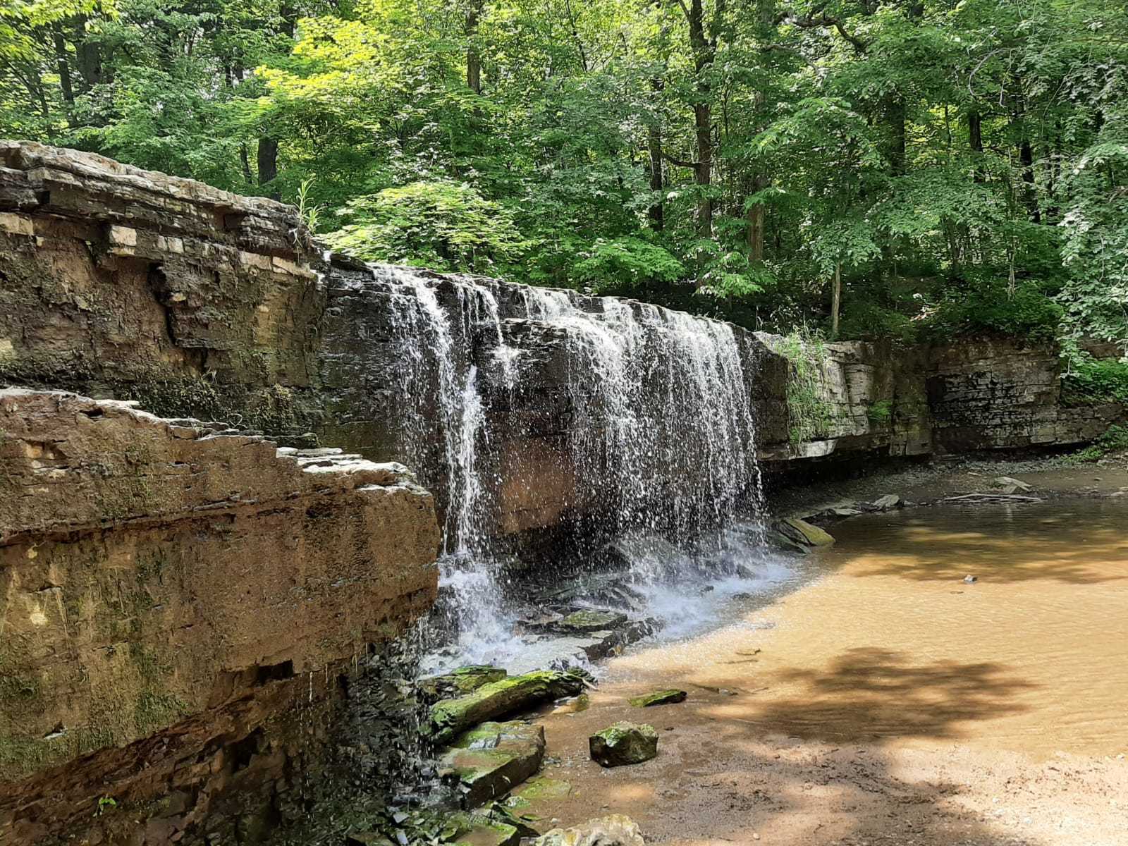 hidden falls in the park
