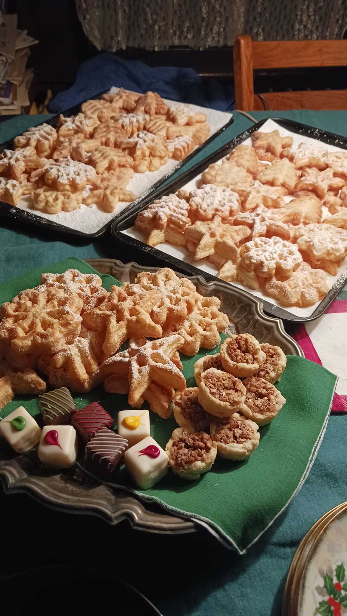 finished rosettes